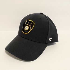 Milwaukee Brewers Baseball Hat 3D Embroidered Emblem MLB Official 47 One Size